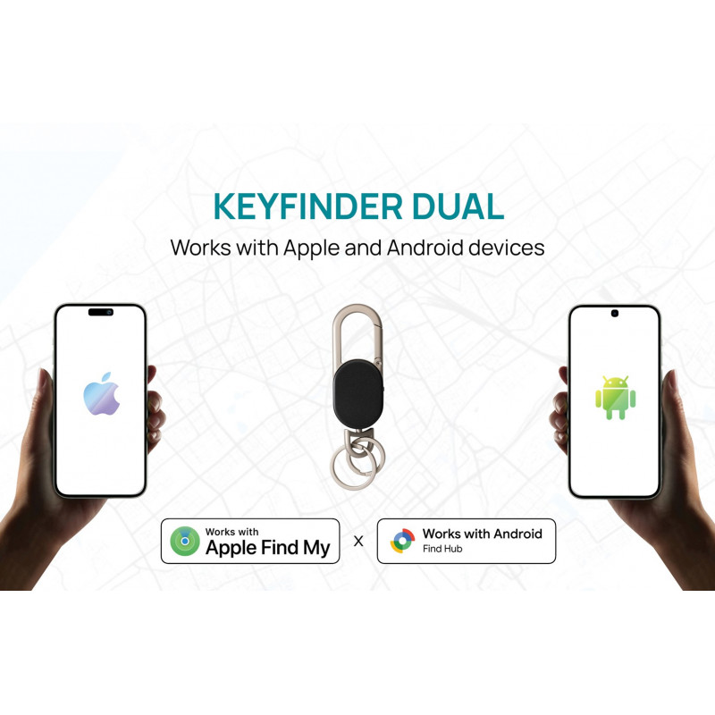 XD Design Connects Keyfinder Dual raktų sekiklis, Apple ir Android Find, P301.1601