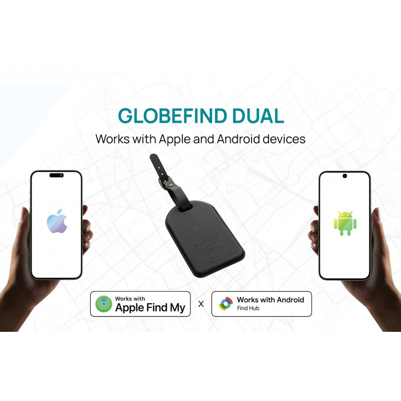 XD Design Connects Globefind Dual RCS bagažo sekiklis, Apple ir Android Find, P301.5701