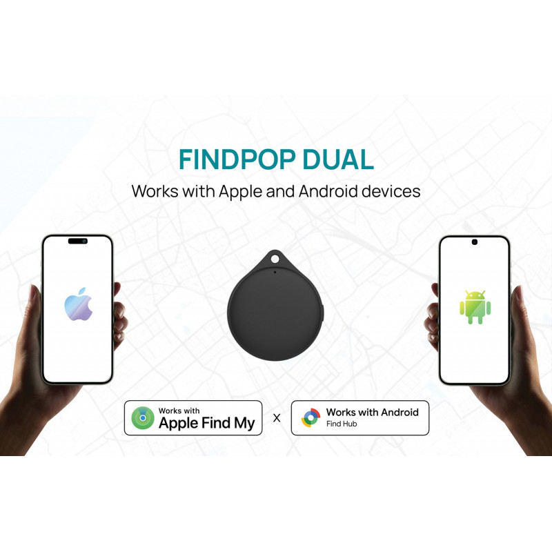 XD Design Connects Findpop Dual sekiklis, Apple ir Android Find, IPX5, P301.1701