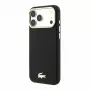 Lacoste Champs Elysees PU odos dėklas iPhone 18 Pro Max / 17 Pro Max su MagSafe, auksinis logotipas, juodos ir auksinės spalvos