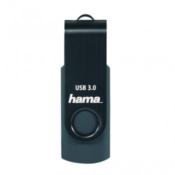 Hama Rotate USB atmintinė, 256 GB, USB 3.0, žalsvai mėlyna