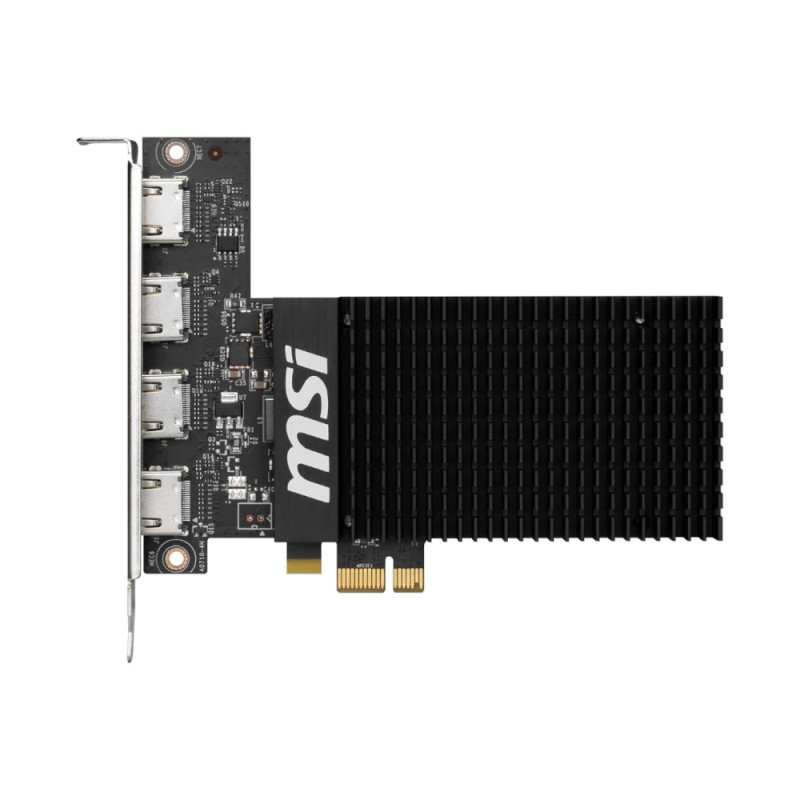 MSI GeForce GT 710 2GD3H vaizdo plokštė, 2 GB GDDR3, 64 bitų, 4x HDMI