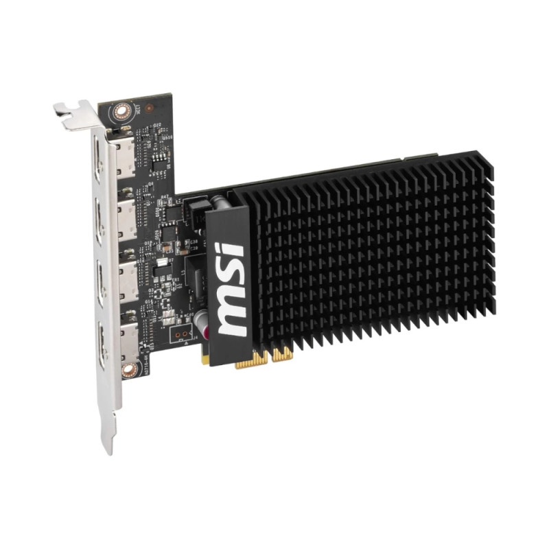 MSI GeForce GT 710 2GD3H vaizdo plokštė, 2 GB GDDR3, 64 bitų, 4x HDMI