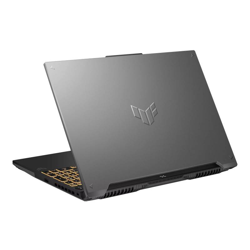 ASUS TUF Gaming F16 FX607VJR-TU305W nešiojamasis kompiuteris, Intel Core 5 205H, 16 GB DDR5, 512 GB SSD, GeForce RTX 3050 6 GB, Windows 11 Home, US International klaviatūra, pilkas