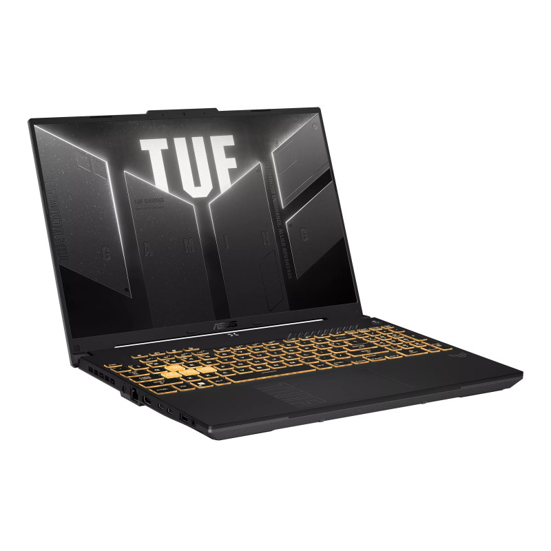 ASUS TUF Gaming F16 FX607VJR-TU305W nešiojamasis kompiuteris, Intel Core 5 205H, 16 GB DDR5, 512 GB SSD, GeForce RTX 3050 6 GB, Windows 11 Home, US International klaviatūra, pilkas
