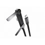 Vakoss TC-U570 USB-C į USB-C kabelis su stovo funkcija, 100 W, 1 m, juodas