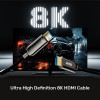 Unitek C11085GY01-50M optinis HDMI kabelis, 50 m, 8K @ 60 Hz