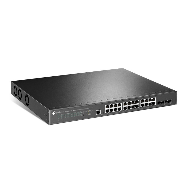 TP-Link JetStream TL-SG3428XPP-M2 valdomas L2+ tinklo komutatorius, 2,5G Ethernet, PoE, 1U, juodas
