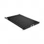 EFB Elektronik 691651ATS.12 ištraukiama 19″ 1U lentyna spintai, giliai juoda RAL 9005