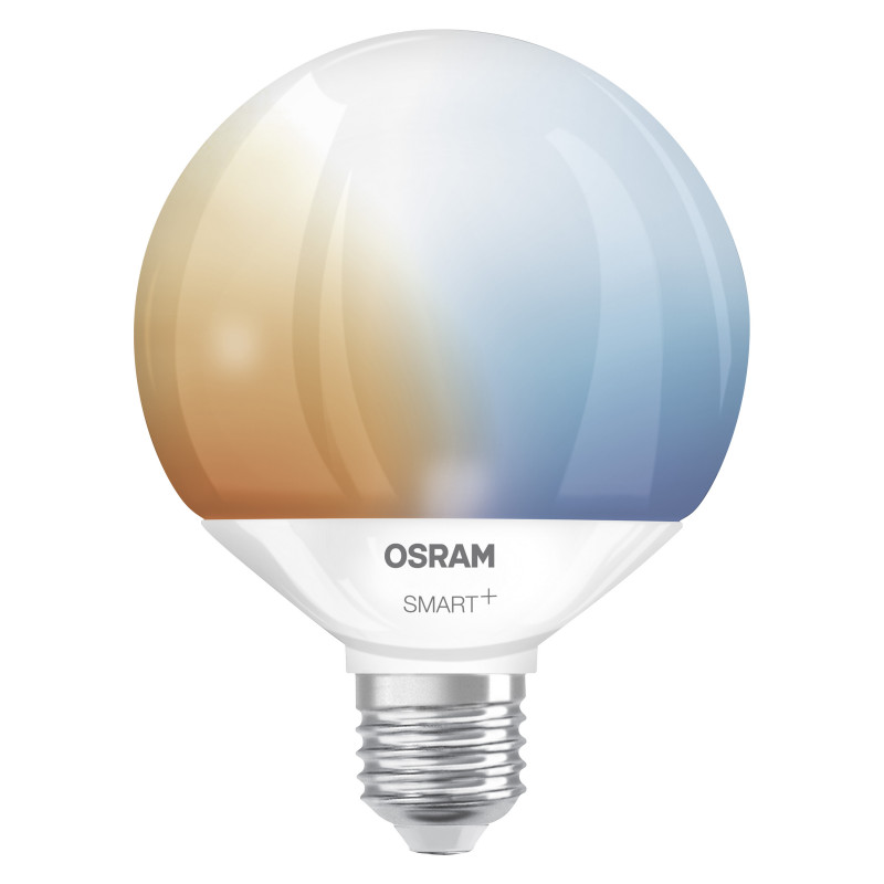 Osram Smart+ Matter Globe 95 100 827 865 TW išmanioji lemputė, E27, 14 W, reguliuojama balta šviesa, Wi-Fi
