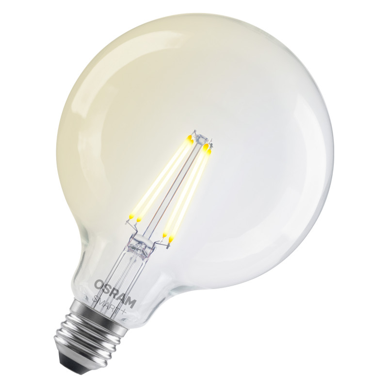 Osram SMART+ MATTER Filament Dimmable Classic Globe 827 išmanioji lemputė, E27, 6 W, šiltai balta, Wi-Fi