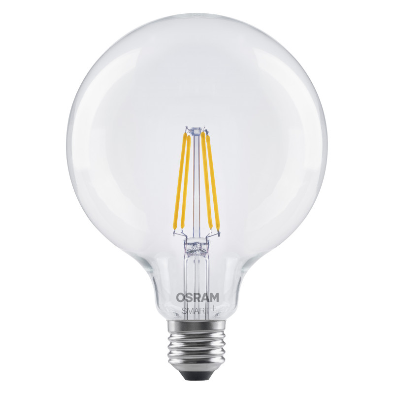 Osram SMART+ MATTER Filament Dimmable Classic Globe 827 išmanioji lemputė, E27, 6 W, šiltai balta, Wi-Fi