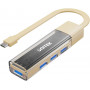 Unitek H1319ACL01 dvikryptis USB-C / USB-A šakotuvas, 5 Gbps, kreminis