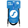 SSQ JMPJMP6 SS-1450 garso kabelis, mono jack – mono jack, 6 m, juodas