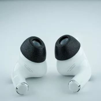 Comply MAX ausinių antgaliai AirPods Pro, juodi, L dydžio