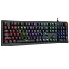 Marvo KG917 mechaninė žaidimų klaviatūra, US išdėstymas, RGB, Jixian Blue jungikliai, USB, juoda