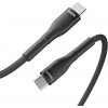 Veger CC03 USB-C–USB-C kabelis, PD 48 V 5 A 240 W, 1,5 m, juodas