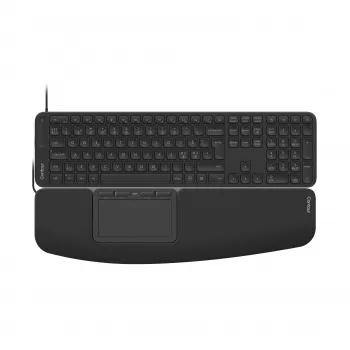 Contour Design CDTP2050BALPN2050 laidinė klaviatūra, pilno dydžio (100 %), USB, žirklinis mechanizmas, QWERTY, juoda