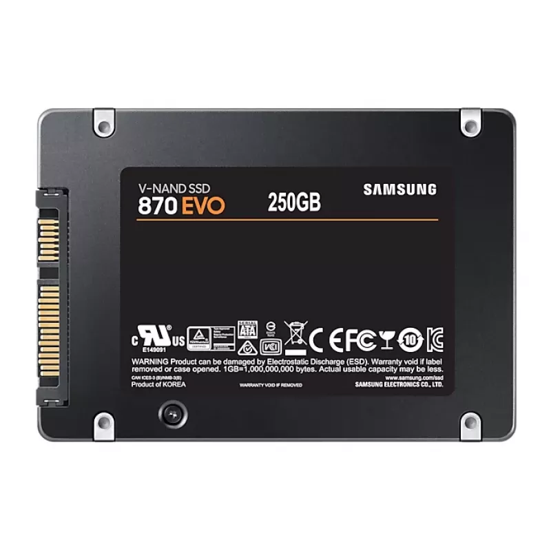 Samsung 870 EVO 250 GB 2,5″ SATA SSD diskas, MZ-77E250BW