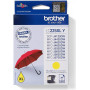 Brother LC-225XLY rašalo kasetė, geltona, 10 ml, didelės talpos