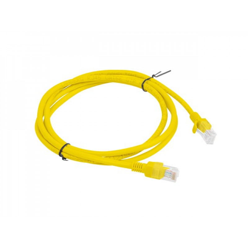 Lanberg PCU6-10CC-0150-Y komutacinis laidas RJ45 Cat.6 UTP, 1,5 m, geltonas