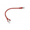 Lanberg PCU6-10CC-0025-R komutacinis laidas RJ45 Cat.6 U/UTP, 0,25 m, raudonas