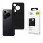 3mk Matt Case dėklas Huawei Pura 70 telefonui, juodas