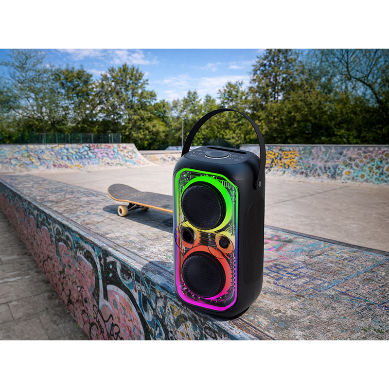Tracer 47875 Poweraudio CRYSTAL 60 BT TWS nešiojamoji kolonėlė, 60 W