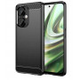 iLike Carbon Case lankstus silikoninis dėklas telefonui OnePlus Nord CE 3, juodas