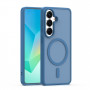 iLike Mag Matt dėklas telefonams Samsung Galaxy A16 4G / A16 5G / A17 4G / A17 5G su didele kameros išpjova, tamsiai mėlynas
