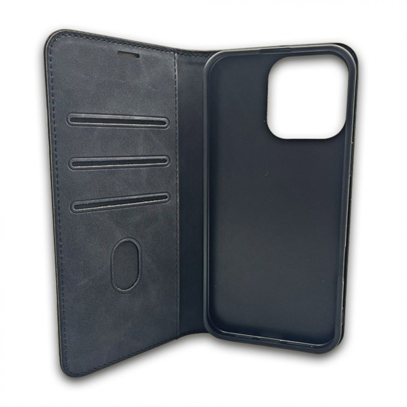 TFO Smart Suede dėklas iPhone 17 Pro Max 6,9 / iPhone 18 Pro Max 6,9, juodas