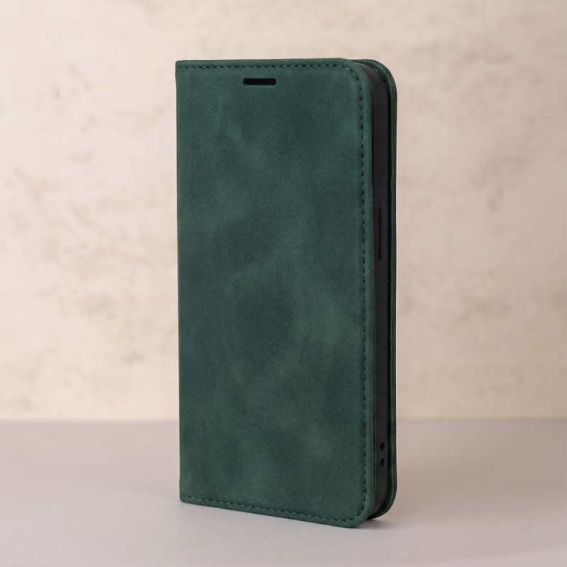 TFO Smart Suede dėklas iPhone 17 Pro Max 6,9 / iPhone 18 Pro Max 6,9, žalias