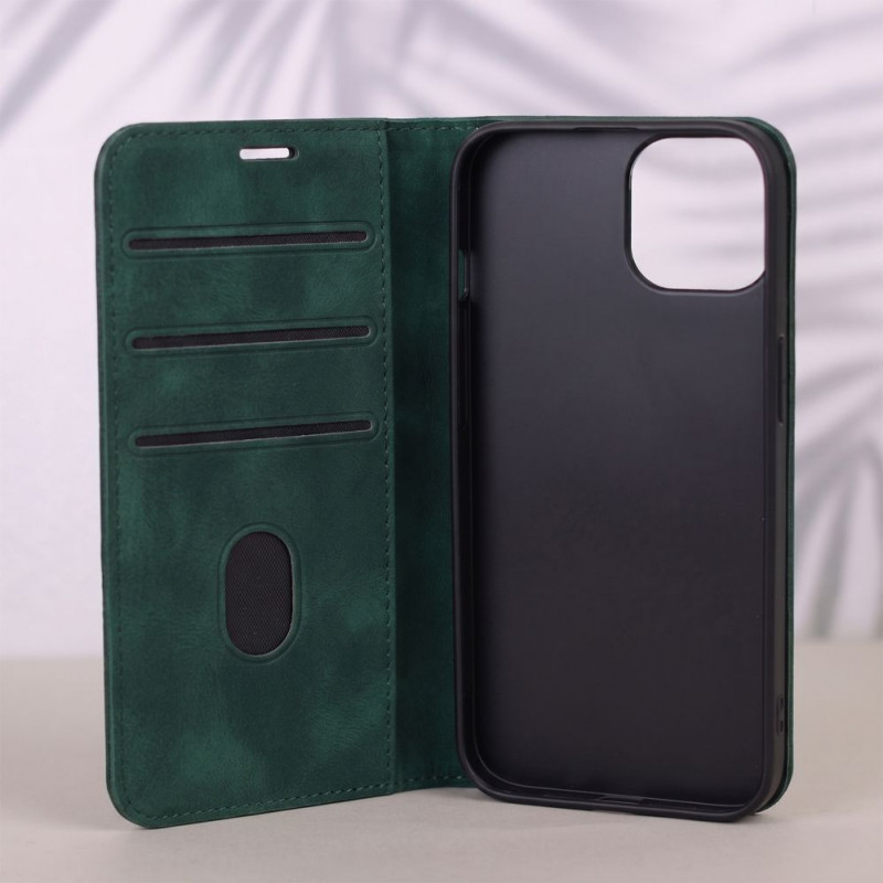 TFO Smart Suede dėklas iPhone 17 Pro Max 6,9 / iPhone 18 Pro Max 6,9, žalias