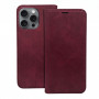 TFO Smart Suede dėklas iPhone 17 Pro 6,3 / iPhone 18 Pro 6,3, bordo