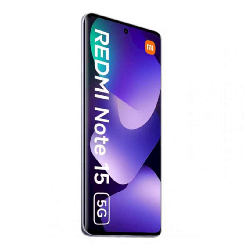 Xiaomi Redmi Note 15 5G išmanusis telefonas, dviejų SIM kortelių, 12 GB + 512 GB, rūko violetinis