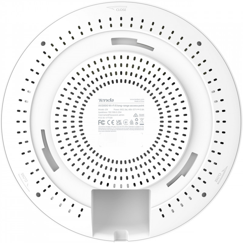 Tenda i29 Wi-Fi 6 prieigos taškas AX3000, PoE