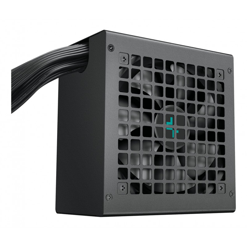 DeepCool PL750D R-PL750D-FC0B-EU maitinimo blokas, 750 W, 20+4 kontaktų ATX, juodas