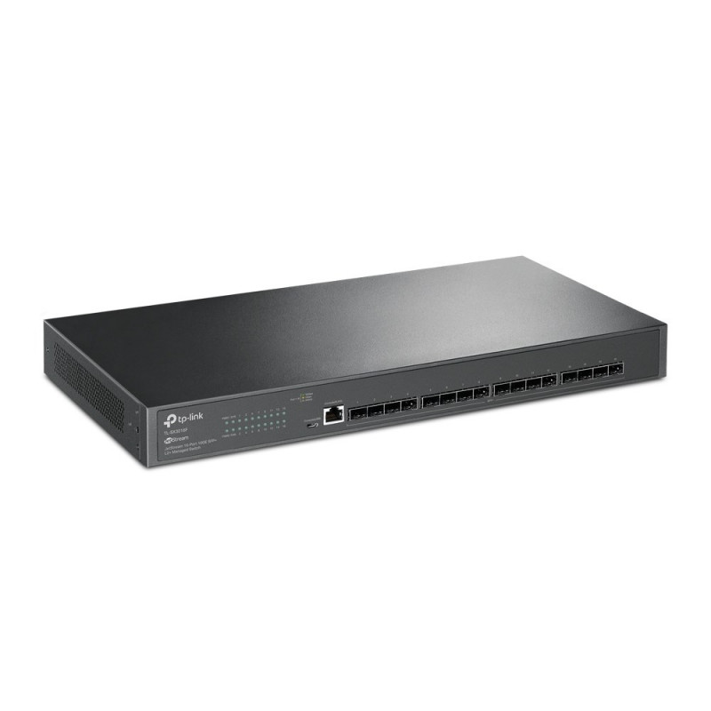 TP-Link JetStream TL-SX3016F valdomas L2+/L3 tinklo komutatorius, juodas
