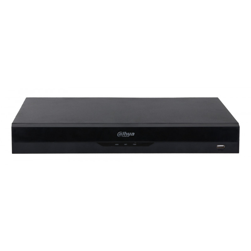 Dahua NVR5232-16P-EI2 IP tinklo vaizdo registratorius, 32 kanalai, 16 PoE, WizSense