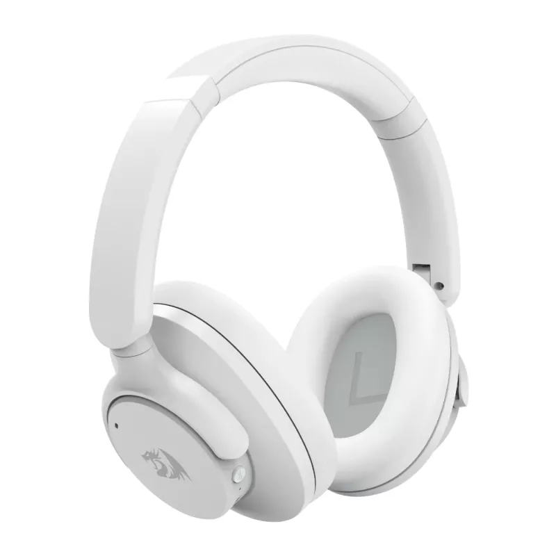 Redragon H610 VIBECORE RD-H610G belaidės apgaubiančios ausinės, ANC, Bluetooth, baltos