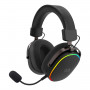 Redragon FURY WRS H831 belaidės apgaubiančios žaidimų ausinės su mikrofonu, juodos