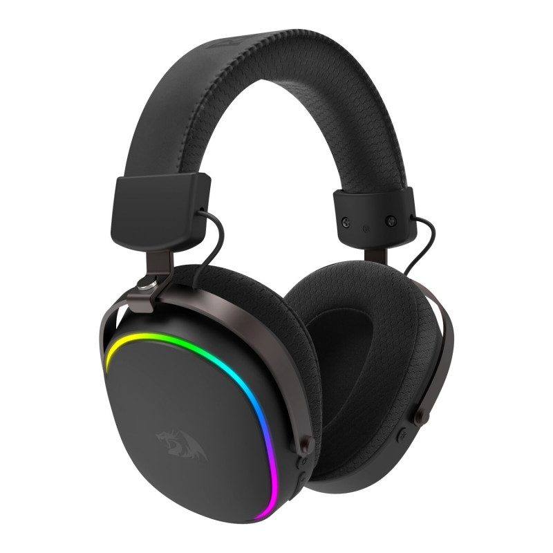 Redragon FURY WRS H831 belaidės apgaubiančios žaidimų ausinės su mikrofonu, juodos
