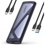 Ugreen CM400 90264 M.2 SSD korpusas, USB 3.2 Gen 2, pilkas