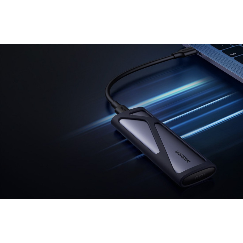 Ugreen CM400 90264 M.2 SSD korpusas, USB 3.2 Gen 2, pilkas