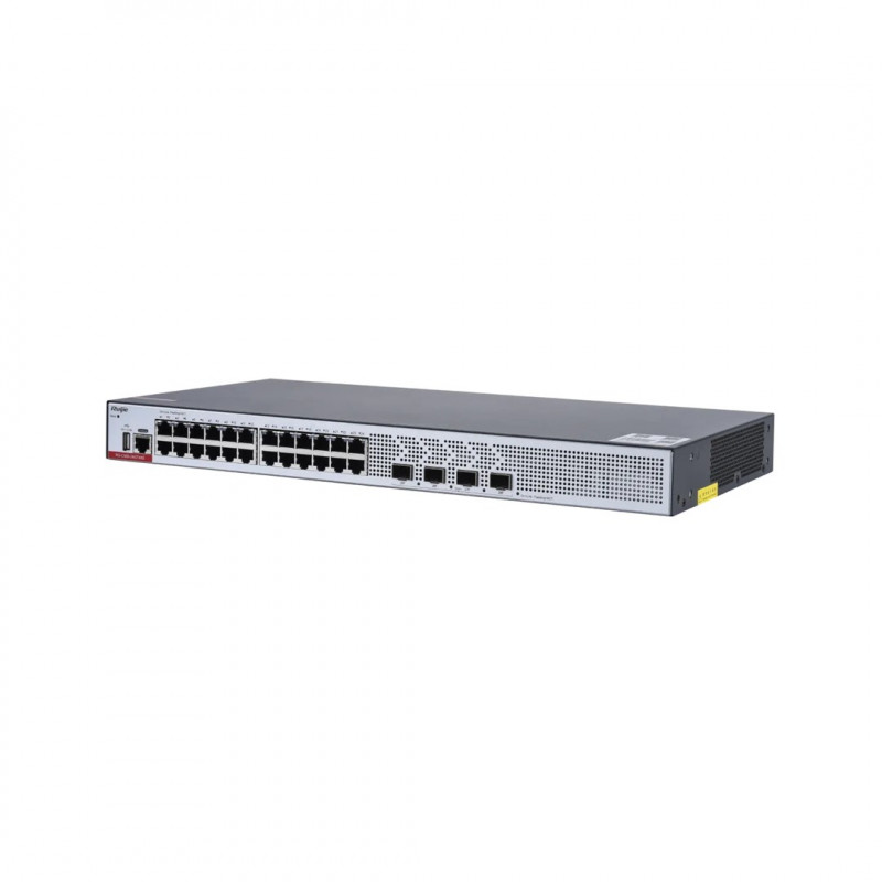 Ruijie RG-CS83-24GT4XS komutatorius, 24 prievadų + 4x SFP+
