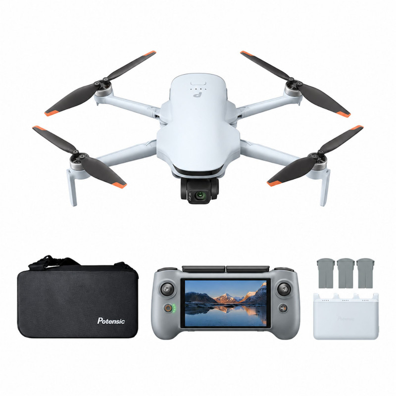 Dronas Potensic Atom 3 Fly More Combo su valdymo pultu RC PTD 2