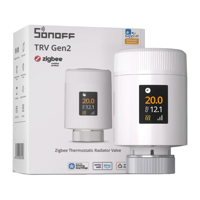 Sonoff TRV Gen2 (TRV-ZBT) Zigbee termostatinis radiatoriaus vožtuvas