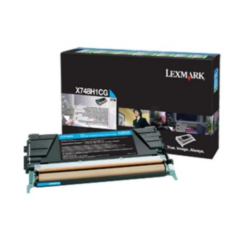 Lexmark X748H3CG tonerio kasetė X748de, X748dte, žydra