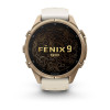 Garmin Fenix 9 Pro 010-04335-26 išmanusis laikrodis, 43 mm, rudens aukso spalvos titanas, kreminė / pilka (French Grey) silikoninė apyrankė