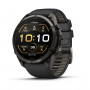 Garmin Fenix 9 Pro 010-04337-16 išmanusis laikrodis, 51 mm, Carbon Gray DLC titanas, juoda / pilka silikoninė apyrankė